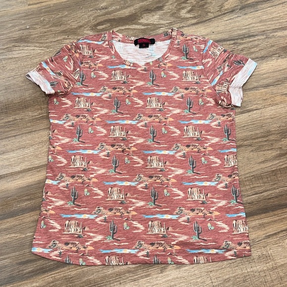 Rock & Roll Shirt Size Small Cactus Desert - Picture 1 of 4